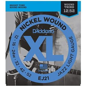 D’Addario Nickel Wound Electric Guitar Strings